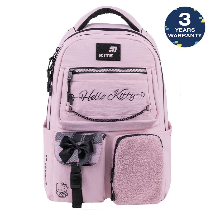 Rucsac ortopedic roz Kite Hello Kitty pentru adolescenți 9-12 ani