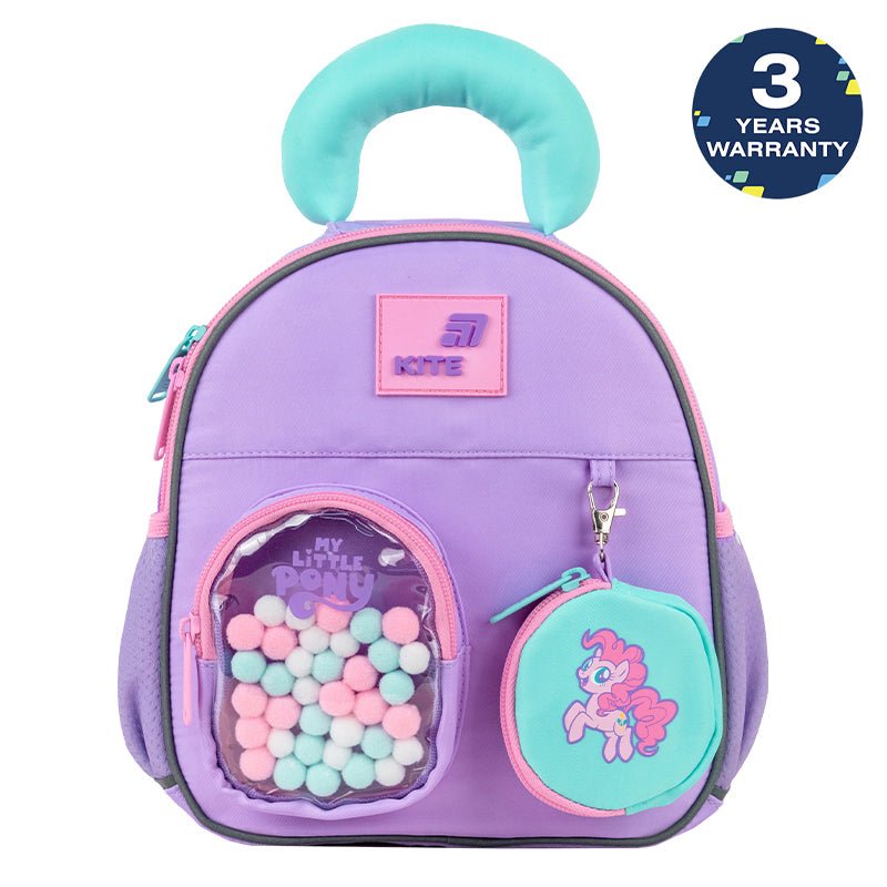 Rucsac preșcolar Kite My Little Pony pentru fete, violet, cu portofel