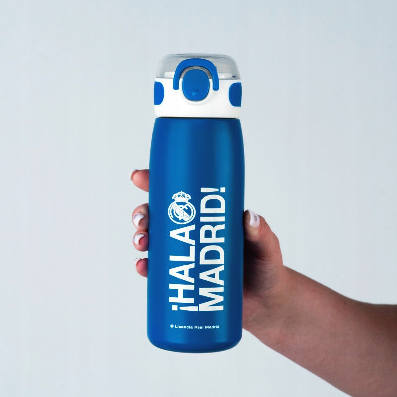 Termos ze słomką Kite Real Madryt 600ml