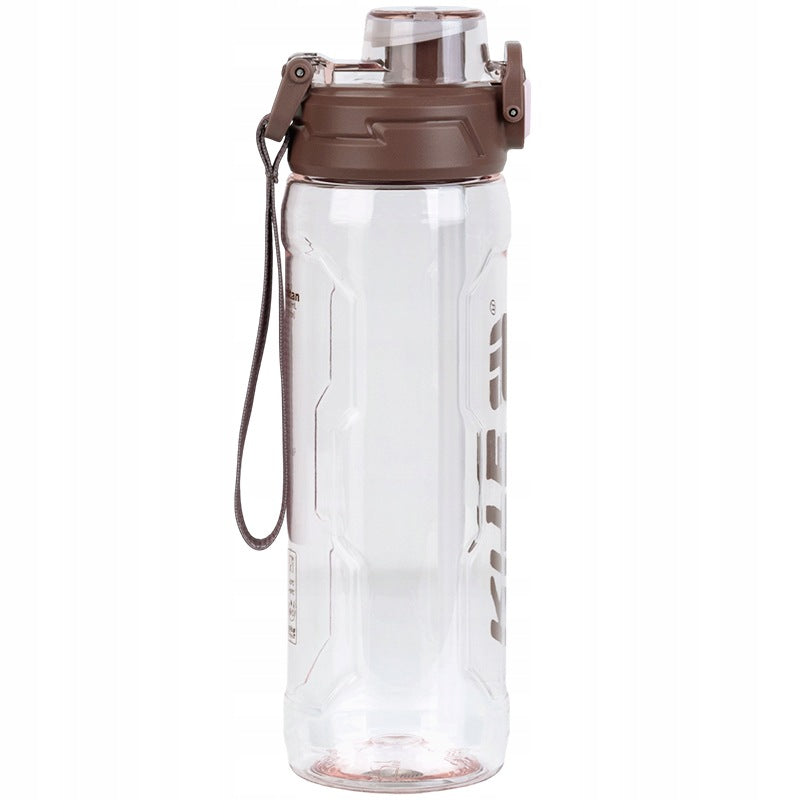 Bidon tritanowy na wodę 800ml słomka ustnik pasek butelka sportowa Kite