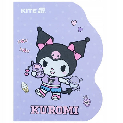 Notes pamiętnik A6 fioletowy Kuromi Kite