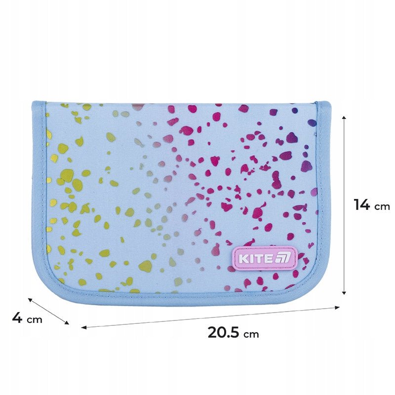 Zbliżenie materiału piórnika Kite – modny design 