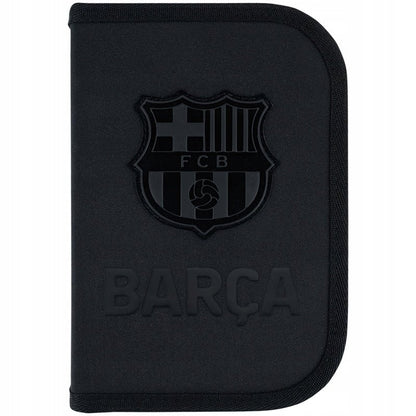 Frontowy panel z wypukłym nadrukiem 3D przedstawiającym piłkę nożną oraz oficjalny herb FC Barcelona.