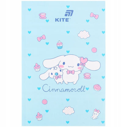 Notatnik dla dziewczynki Cinnamoroll – detale graficzne z lakierem UV.