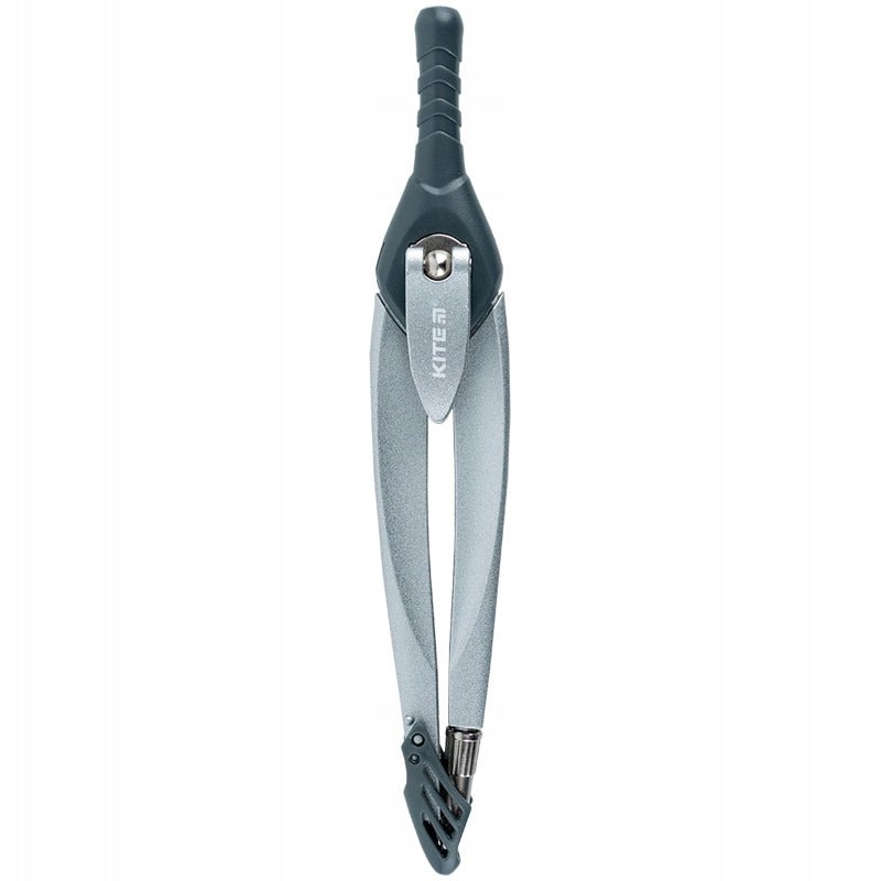 Precyzyjny cyrkiel 130 mm do zadań kreślarskich, zamknięty w przezroczystym etui