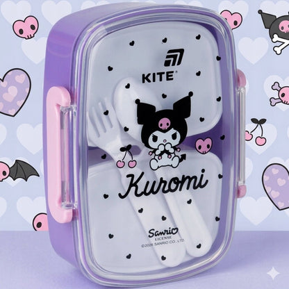 Bezpieczny i bezzapachowy pojemnik na żywność Kite z oficjalną licencją Sanrio.