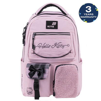 Rucsac ortopedic roz Kite Hello Kitty pentru adolescenți 9-12 ani