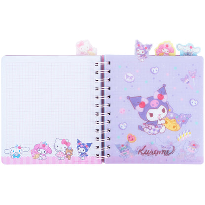 Wnętrze kołonotatnika Kite Hello Kitty HK26-278 w kratkę.