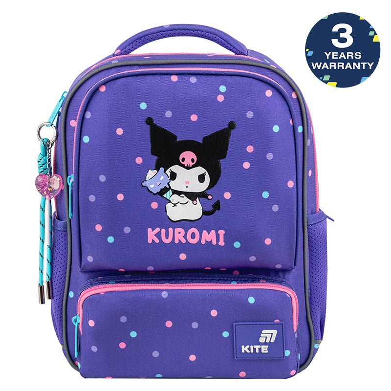 Rucsac preșcolar Kuromi ușor și încăpător pentru copii cu vârste între 4 și 7 ani