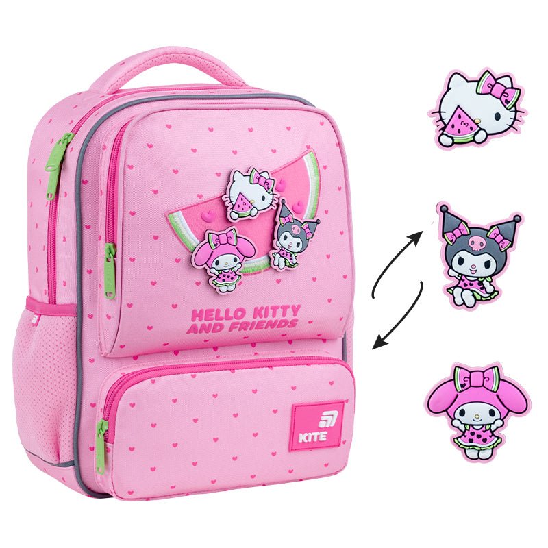 Rucsac preșcolar Kite Hello Kitty, ușor și spațios, pentru fete cu vârste cuprinse între 4 și 7 ani