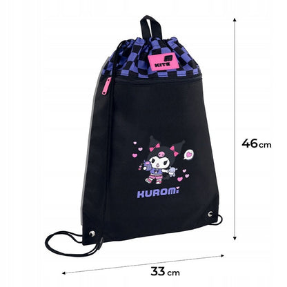 Pojemny worek Kite na buty i strój z licencją Kuromi.