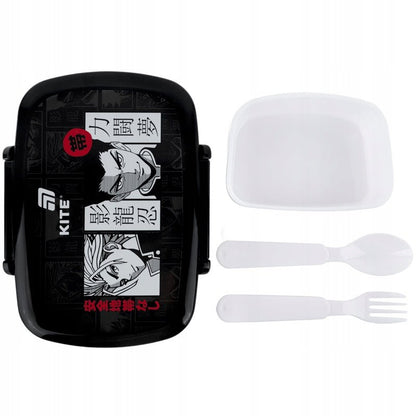 Czarny pojemnik na lunch Kite 750 ml BPA Free.