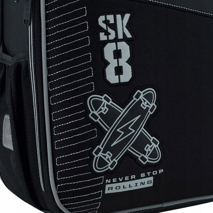 Tornister szkolny ortopedyczny Kite Skate – elementy odblaskowe