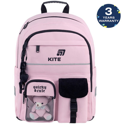 Rucsac școlar ortopedic Kite Quirky&amp;Drăguț pentru fete 6-12 ani