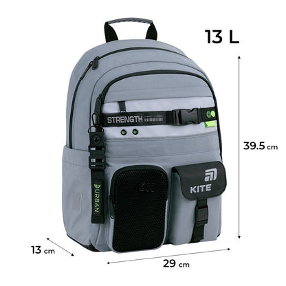 Wymiary plecaka szkolnego Kite Urban – pojemność 13 l, szerokość i wysokość