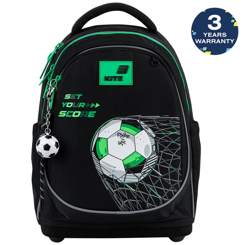 Rucsac școlar ortopedic Kite Football pentru băieți, cu motiv de fotbal