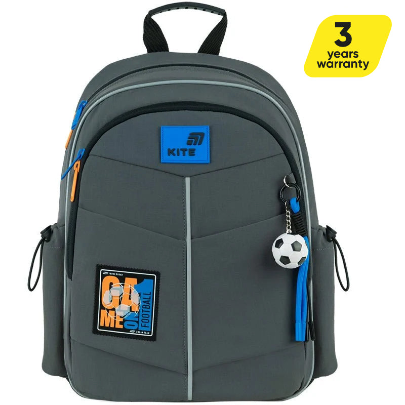 Rucsac școlar ortopedic Kite Game pentru băieți 6-8 ani, din material ripstop
