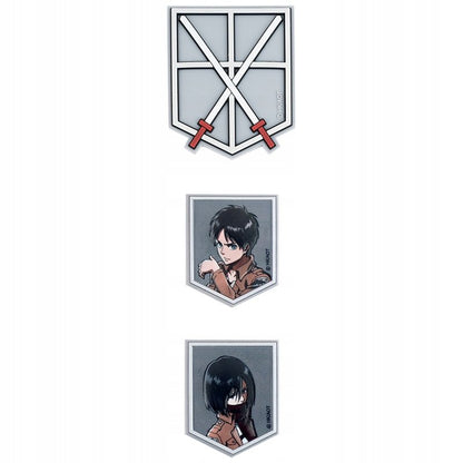 zestaw naszywek Attack on Titan Kite na rzep Velcro