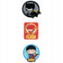 zestaw naszywek Batman Kite na rzep Velcro