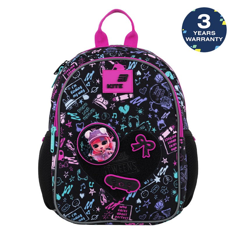Rucsac preșcolar Kite L.O.L. Surprise pentru fete, ușor cu petice