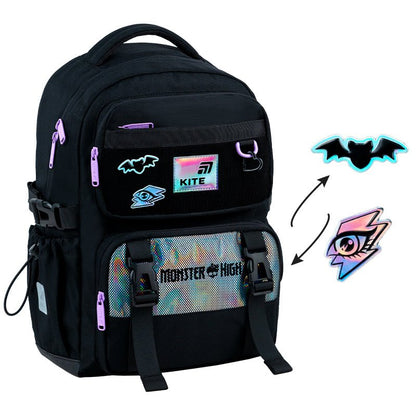 Rucsac școlar ortopedic Kite Monster High pentru fete, pentru școală