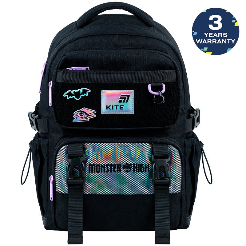 Rucsac școlar ortopedic Kite Monster High pentru fete, pentru școală