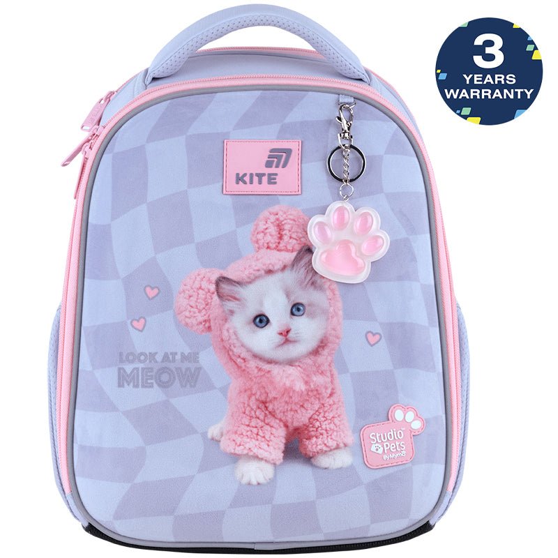 Ghiozdan ortopedic Kite Studio Pets pentru clasa întâi