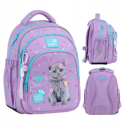 Plecak szkolny Kite Studio Pets dla dziewczynki 6-8 lat
