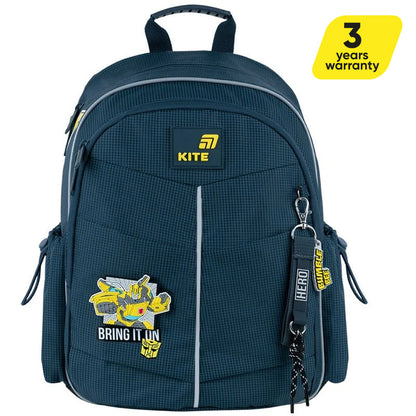 Rucsac școlar ortopedic Transformers Kite pentru băieți până la clasa I