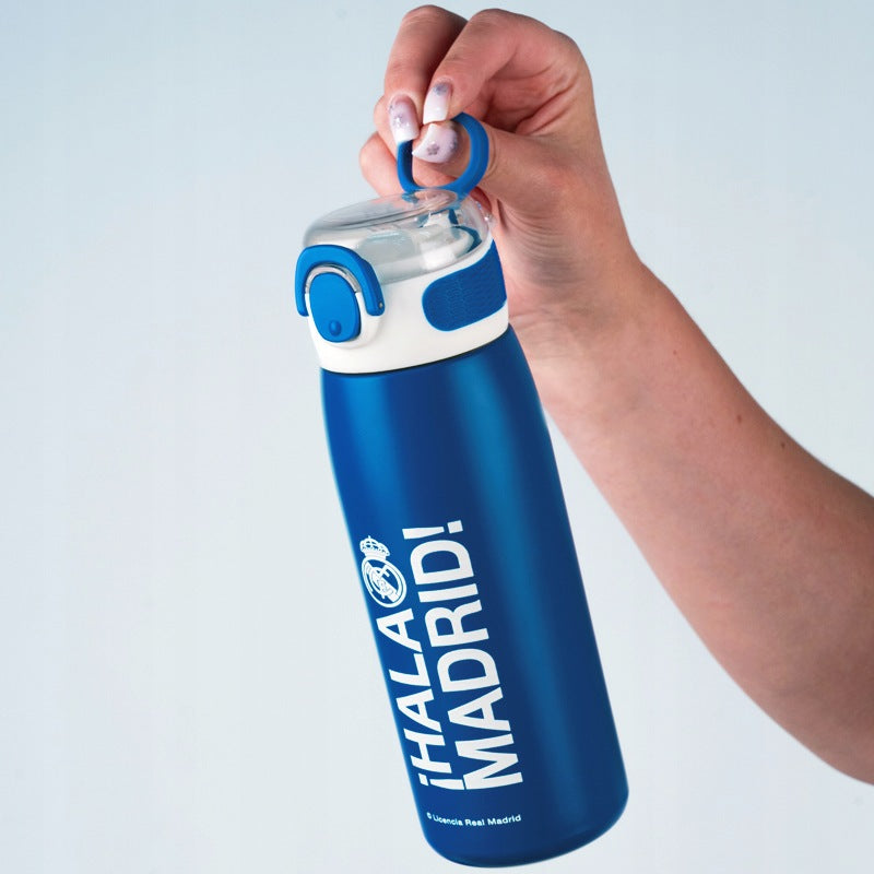 Termos ze słomką Kite Real Madryt 600ml