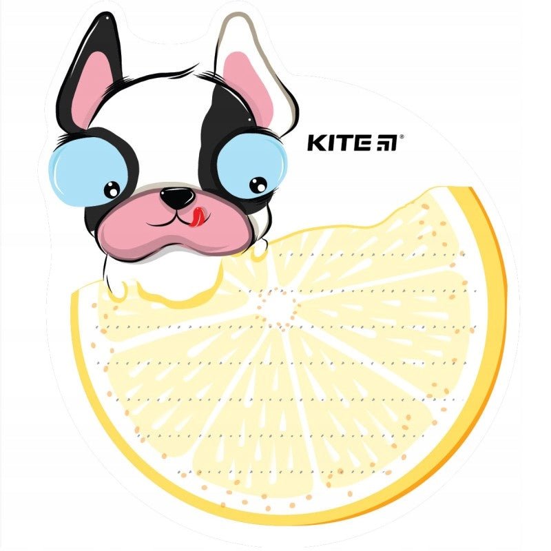 Tablica Kite K22-474-3 magnetyczna dla dzieci piesek cytryna, tablica suchościeralna do rysowania