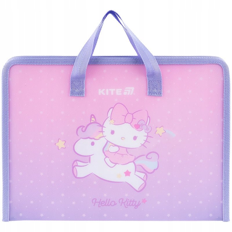 Teczka szkolna z rączką gruba A4 XL Hello Kitty