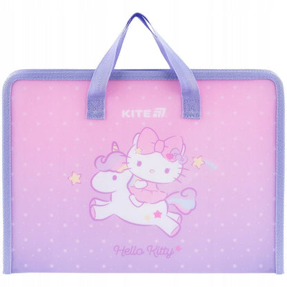 Teczka szkolna z rączką gruba A4 XL Hello Kitty