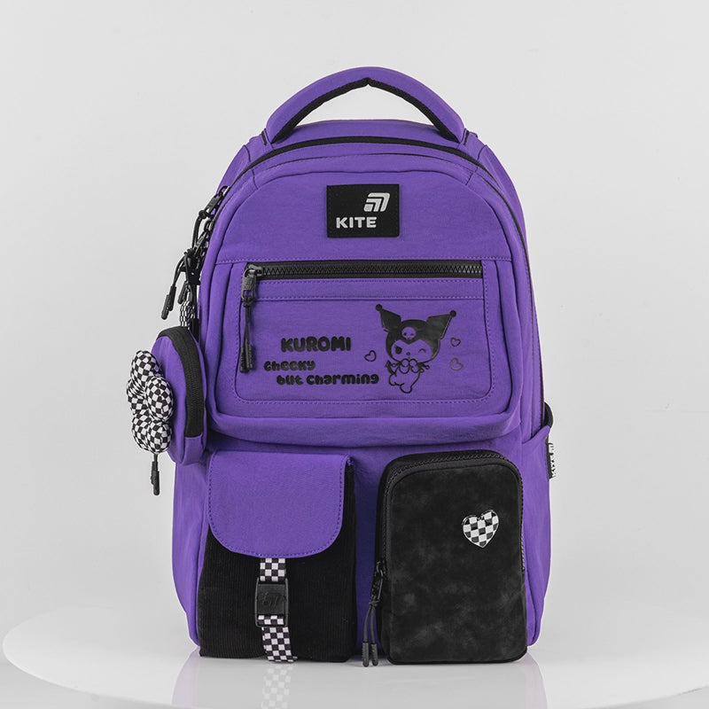 Rucsac școlar violet Kite Kuromi pentru fete 9-12 ani