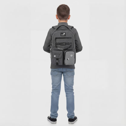 Rucsac școlar Kite Swarm pentru băieți cu vârste cuprinse între 9 și 12 ani, cu buzunare multiple