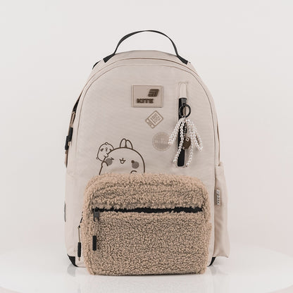 Rucsac școlar anatomic Kite Molang bej pentru adolescenți 9-12 ani