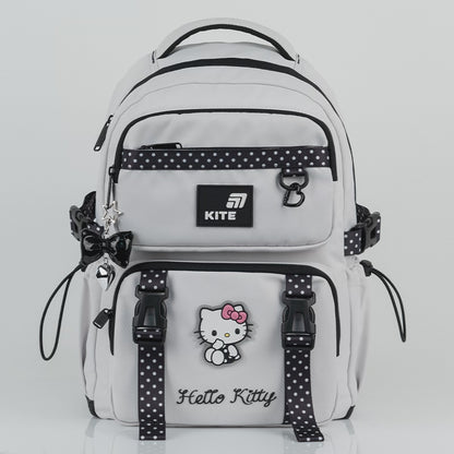 Rucsac școlar ortopedic Kite Hello Kitty pentru fete, cu breloc