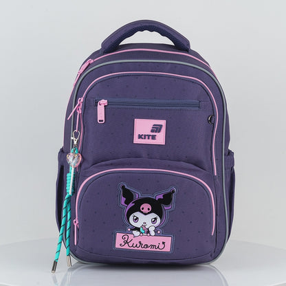 Rucsac școlar ortopedic violet Kite Kuromi pentru fete 6-10 ani