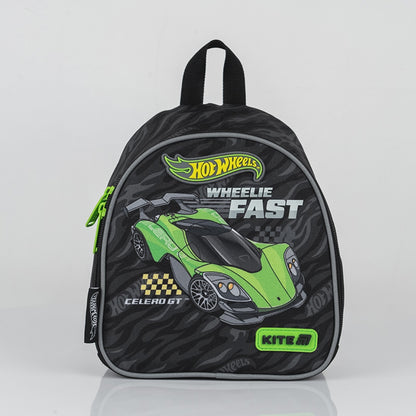 Rucsac preșcolar Hot Wheels Kite pentru băieți cu vârsta cuprinsă între 2 și 5 ani, cu curea de piept