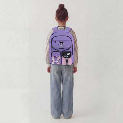 Rucsac școlar ortopedic pentru fete clasele 1-6, violet, Kite Kuromi