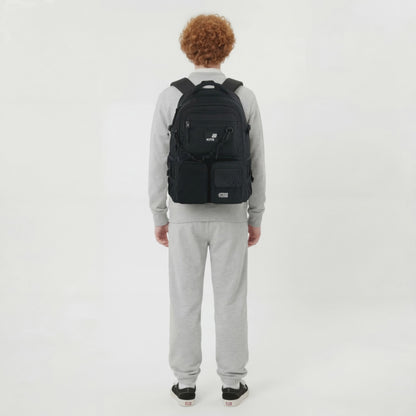 Rucsac școlar pentru adolescenți, negru, compartiment mare, spațios Kite Fear Less