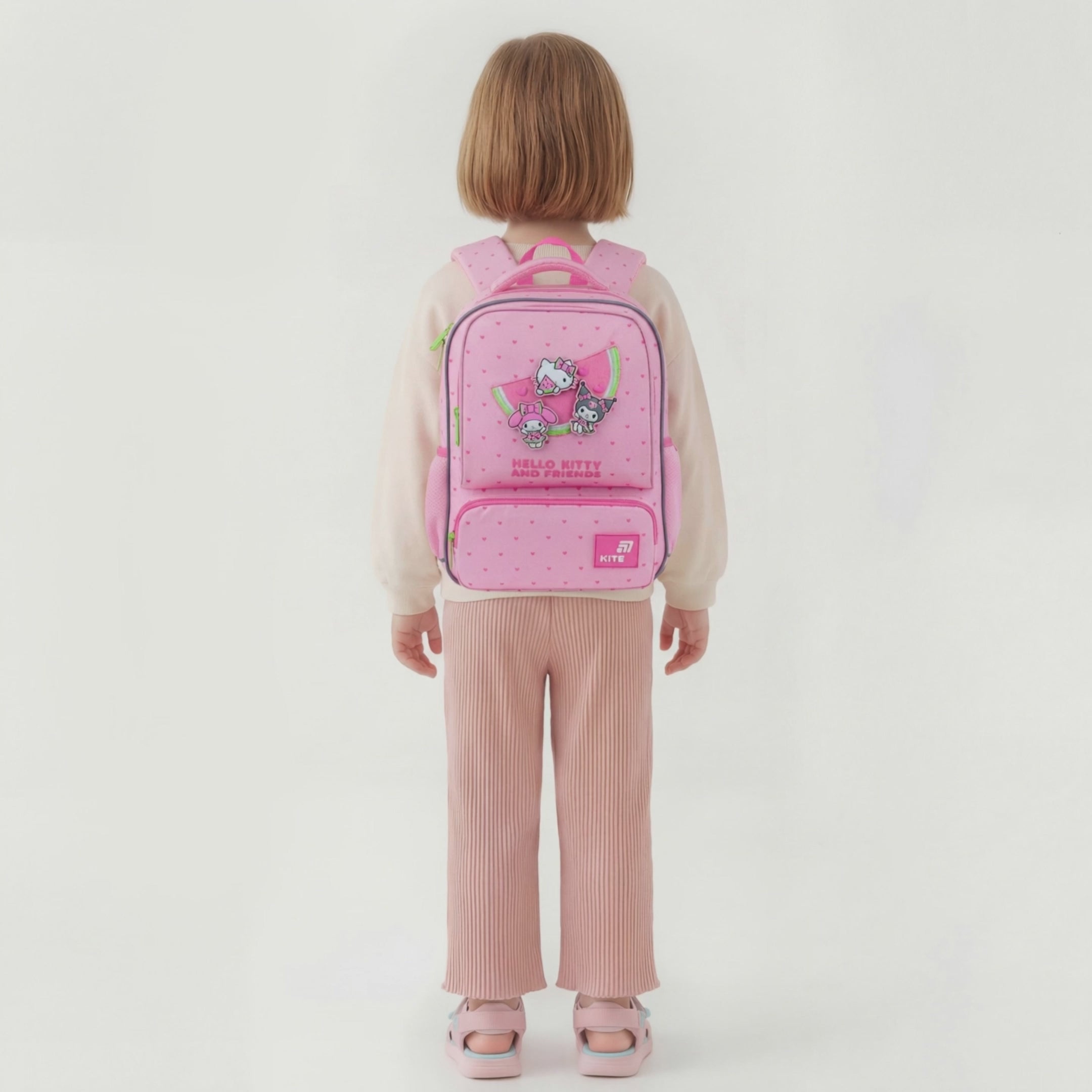 Rucsac preșcolar Kite Hello Kitty, ușor și spațios, pentru fete cu vârste cuprinse între 4 și 7 ani
