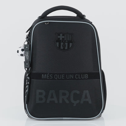 Rucsac școlar ortopedic FC Barcelona Kite pentru băieți, negru