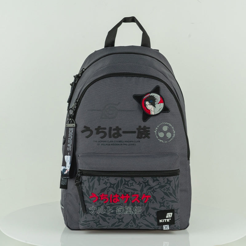 Rucsac școlar pentru copii Kite Naruto gri