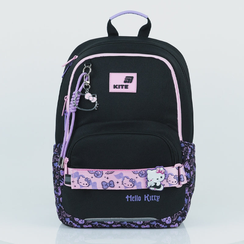 Rucsac școlar Kite Hello Kitty negru pentru fete