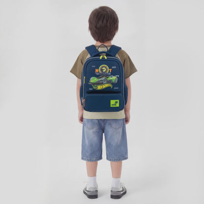 Rucsac preșcolar Kite Hot Wheels pentru băieți 4-7 ani, ușor și spațios