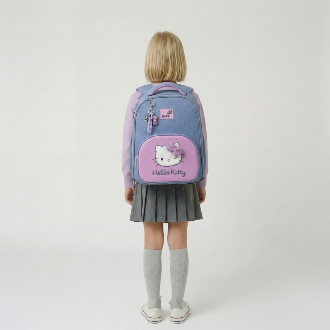 Ghiozdan ortopedic Kite Hello Kitty pentru fete cu vârste cuprinse între 6 și 12 ani