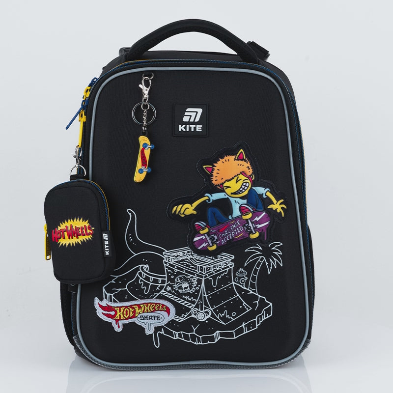 Ghiozdan școlar Hot Wheels Skate Kite pentru băieți