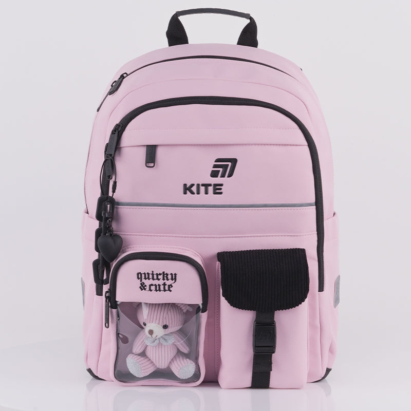 Rucsac școlar ortopedic Kite Quirky&amp;Drăguț pentru fete 6-12 ani