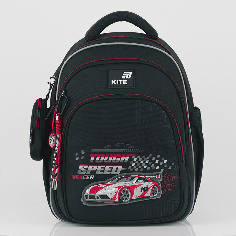 Rucsac școlar ortopedic ergonomic Kite Speed ​​​​Racer pentru băieți 6-8 ani